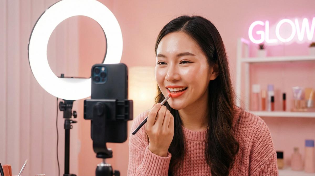 17c一起草美妆视频教程